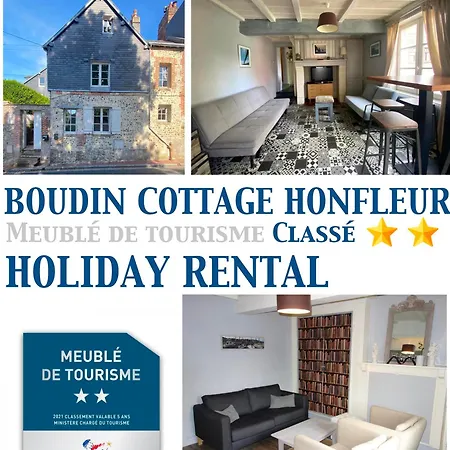 Boudin Cottage Honfleur Exterior foto